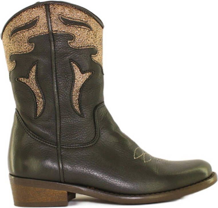 Kipling Keres leren cowboylaarzen zwart Meisjes Leer Meerkleurig 36