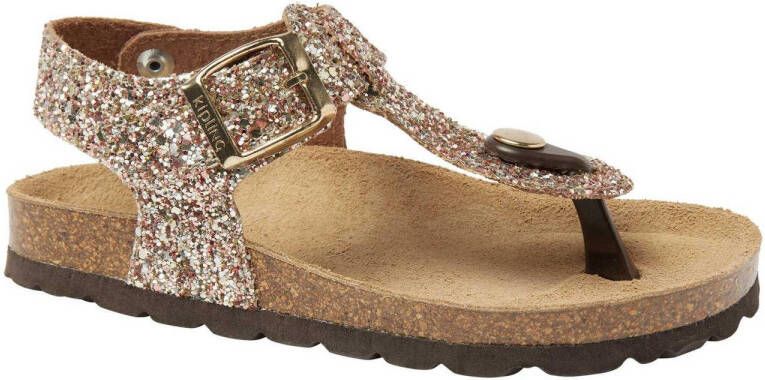 Kipling Madonna 1 sandalen met glitters champagne Wit Meisjes Imitatieleer 26