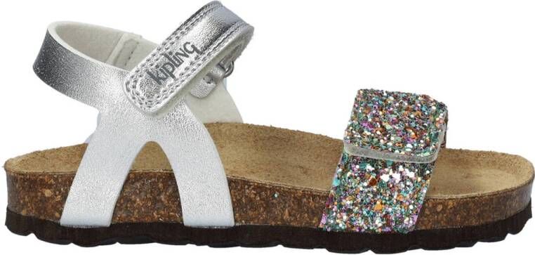 Kipling Marjorie sandalen zilver multi