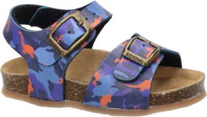 Kipling Nino 1 sandalen met dino's blauw