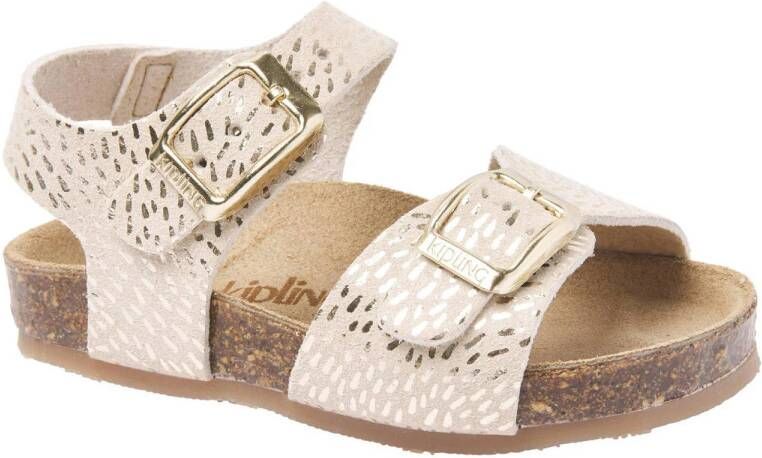 Kipling Pepita 6 sandalen goud