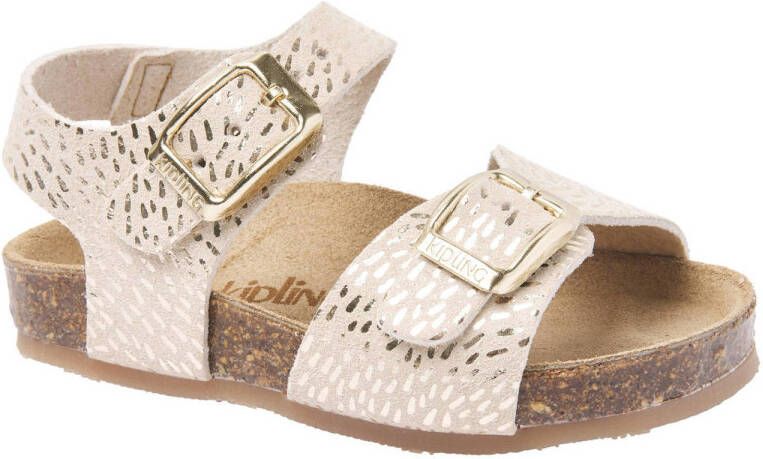 Kipling Pepita 6 sandalen goud Meisjes Imitatieleer All over print 24