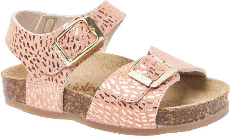 Kipling Pepita 6 sandalen roze