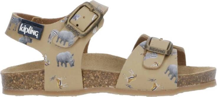 Kipling Safari 1 sandalen taupe