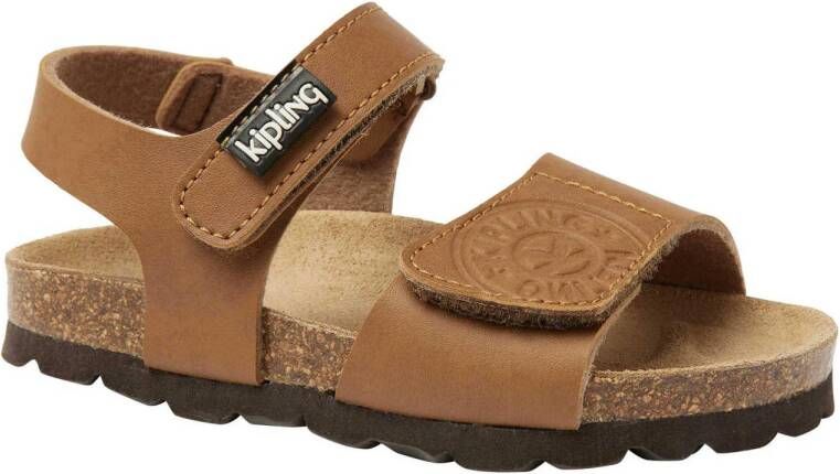 Kipling sandaal cognac Bruin Jongens Imitatieleer Effen 29