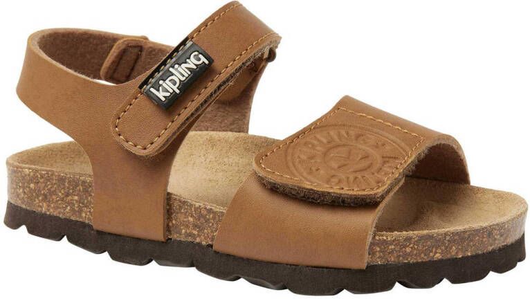 Kipling sandaal cognac Bruin Jongens Imitatieleer Effen 37