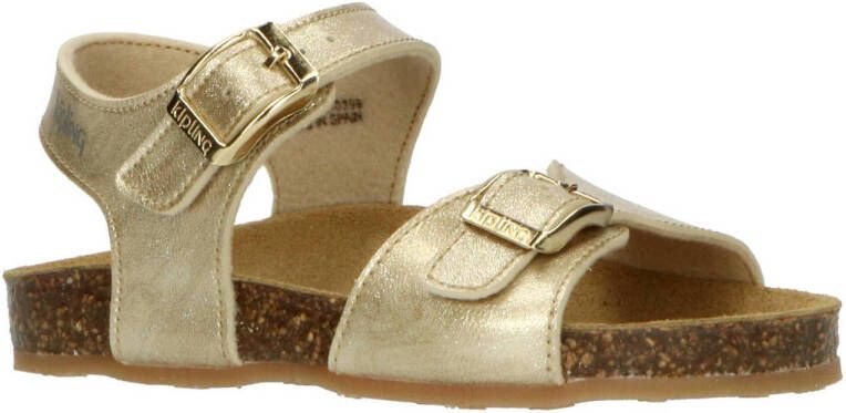 Kipling sandalen goud