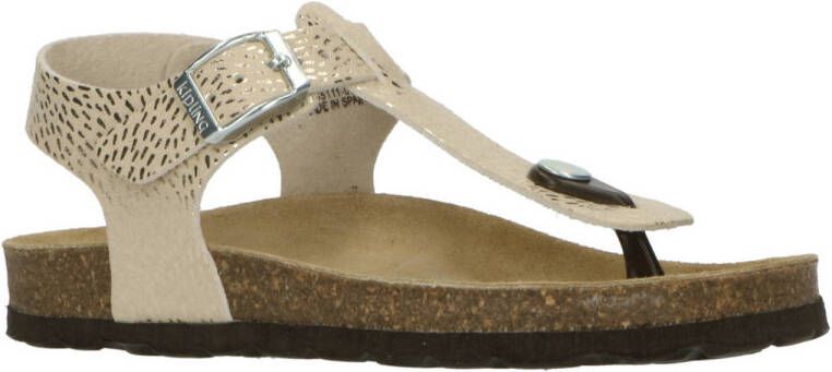 Kipling sandalen goud