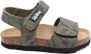 Kipling Scato 2 Hippe Kaki Jongenssandalen Met Coole Dinoprint