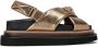 Kurt Geiger 225-Orson leren sandalen brons - Thumbnail 1