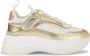 Kurt Geiger Dames Sneakers Kensington Pump Sneaker Gold Goud - Thumbnail 1