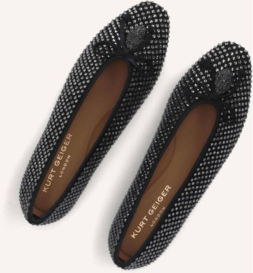 KURT GEIGER LONDON Zwarte Ballerina's Sloane Eagle Ballerina - Foto 3