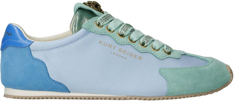 Kurt Geiger Islington suède sneakers lichtblauw