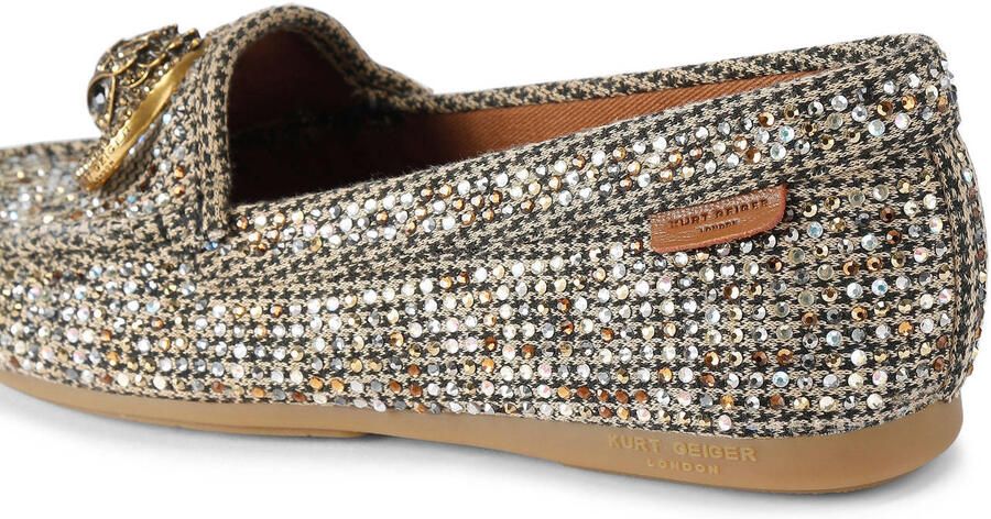 Kurt Geiger London Chelsea Moccasin Mocassins Dames Instappers Goudkleurig - Foto 7