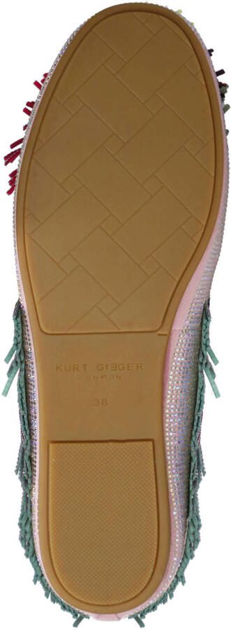 Kurt Geiger Pompom suède mocassins multi - Foto 3