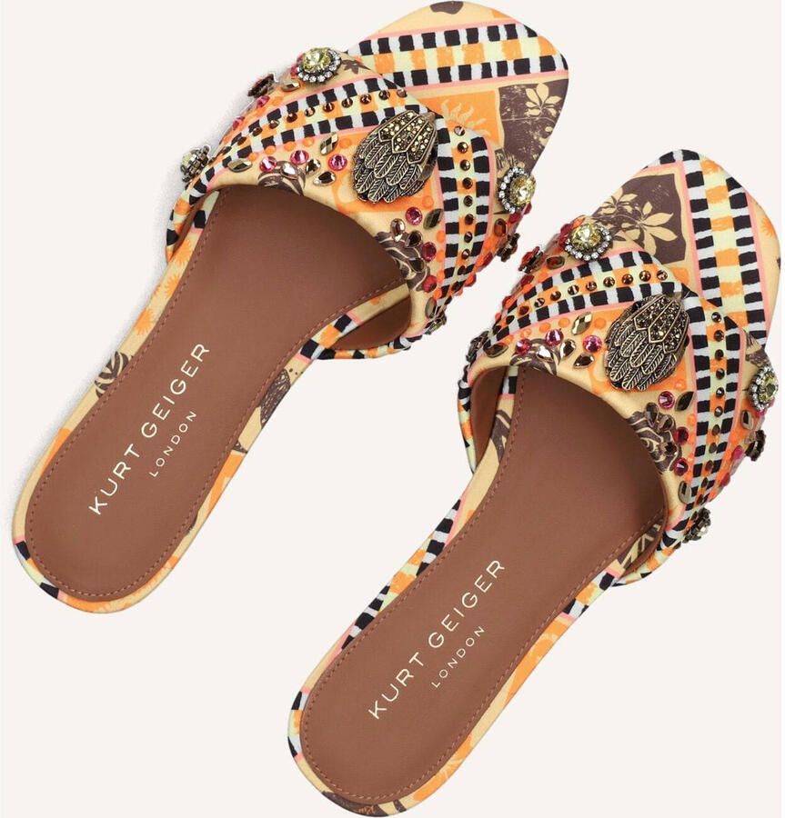Kurt Geiger London Kensington Flat Sandal Slippers Dames Multi - Foto 5