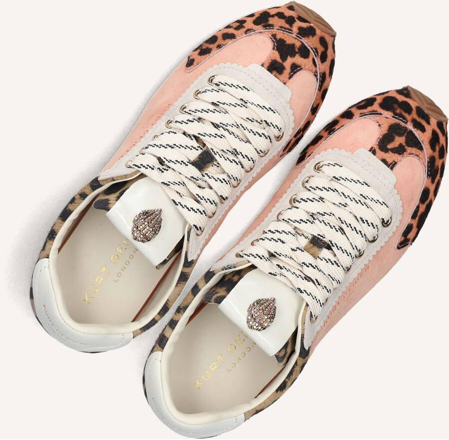 Kurt Geiger London Kensington Runner Sneakers Dames Leren Sneaker Oranje