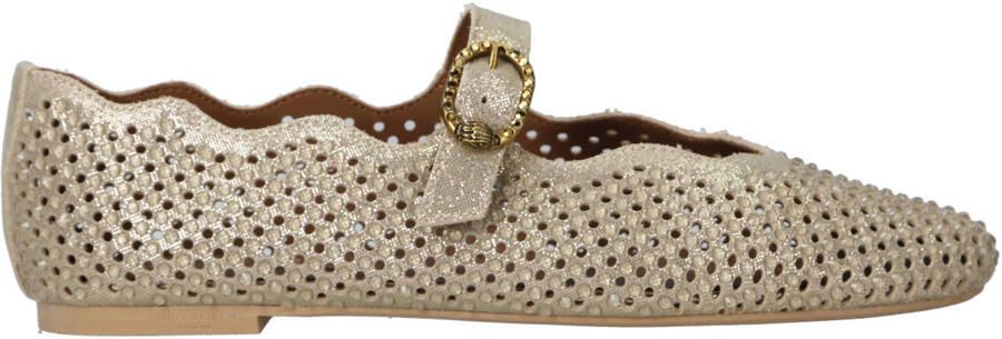 Kurt Geiger London Wavy Mayfair Ballet Flat Ballerina's Dames Goudkleurig - Foto 6