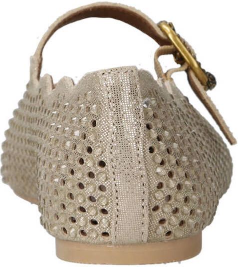 Kurt Geiger London Wavy Mayfair Ballet Flat Ballerina's Dames Goudkleurig - Foto 8