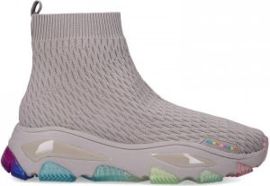 Kurt Geiger Lettie Knit Sock chunky sneakers beige multi
