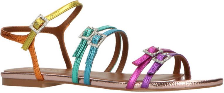 Kurt Geiger sandalen paars metallic