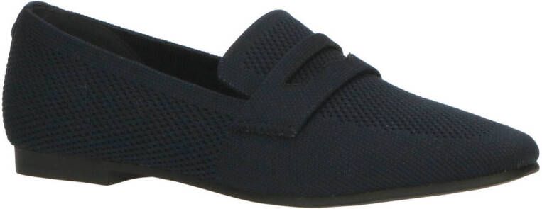 La Strada knitted loafers donkerblauw