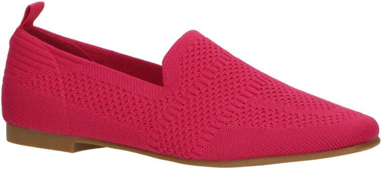 La Strada knitted loafers fuchsia
