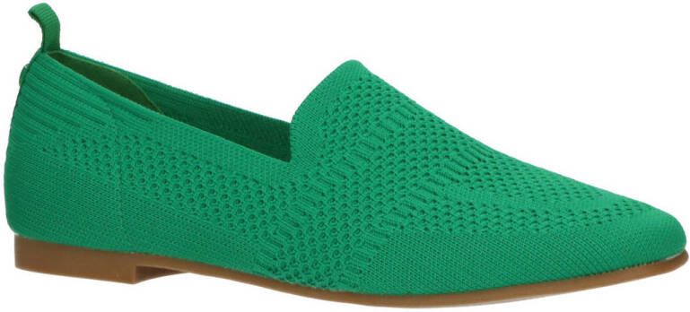 La Strada knitted loafers groen
