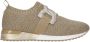 La Strada knitted slip-on sneakers goud zilver - Thumbnail 1