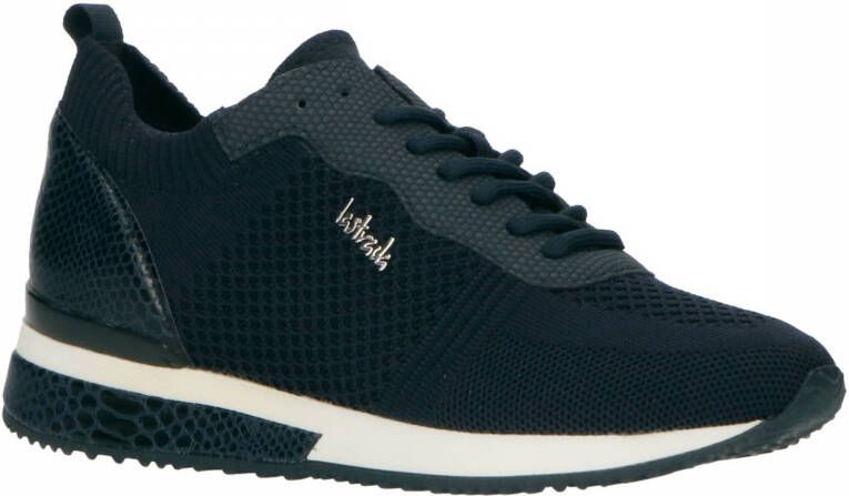 La Strada knitted sneakers donkerblauw