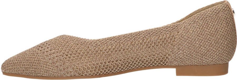 La Strada Loafer Goud Knitted Damesschoenen