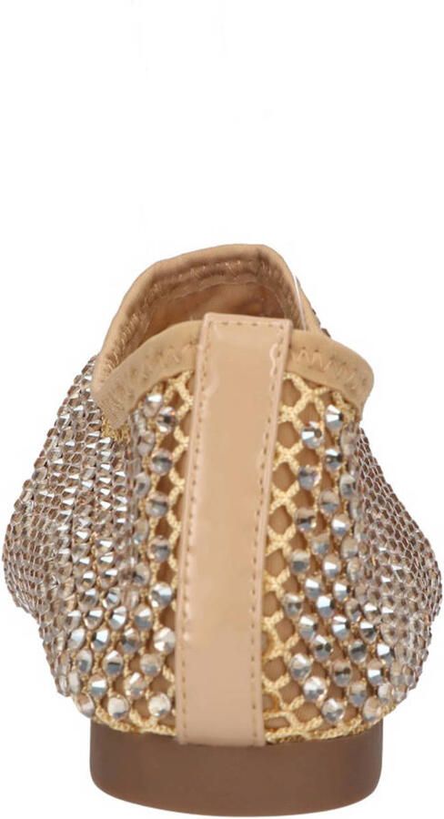 La Strada Ballerina Goud Met Steentjes Damesschoenen - Foto 3