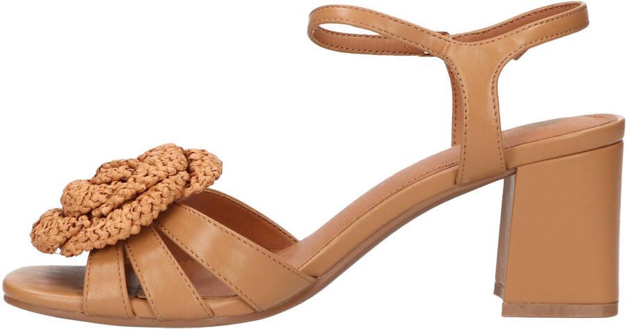 La Strada leren sandalettes cognac - Foto 3