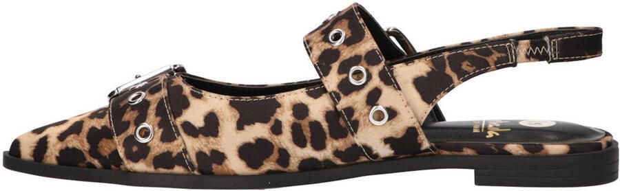 La Strada 2401899-4191 LEOPARD dames instappers gekleed beige - Foto 2