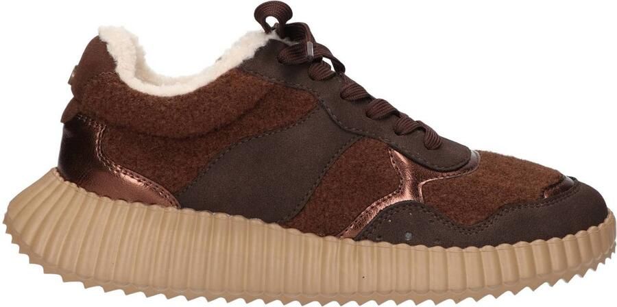 La Strada Sneaker Bruin Damesschoenen
