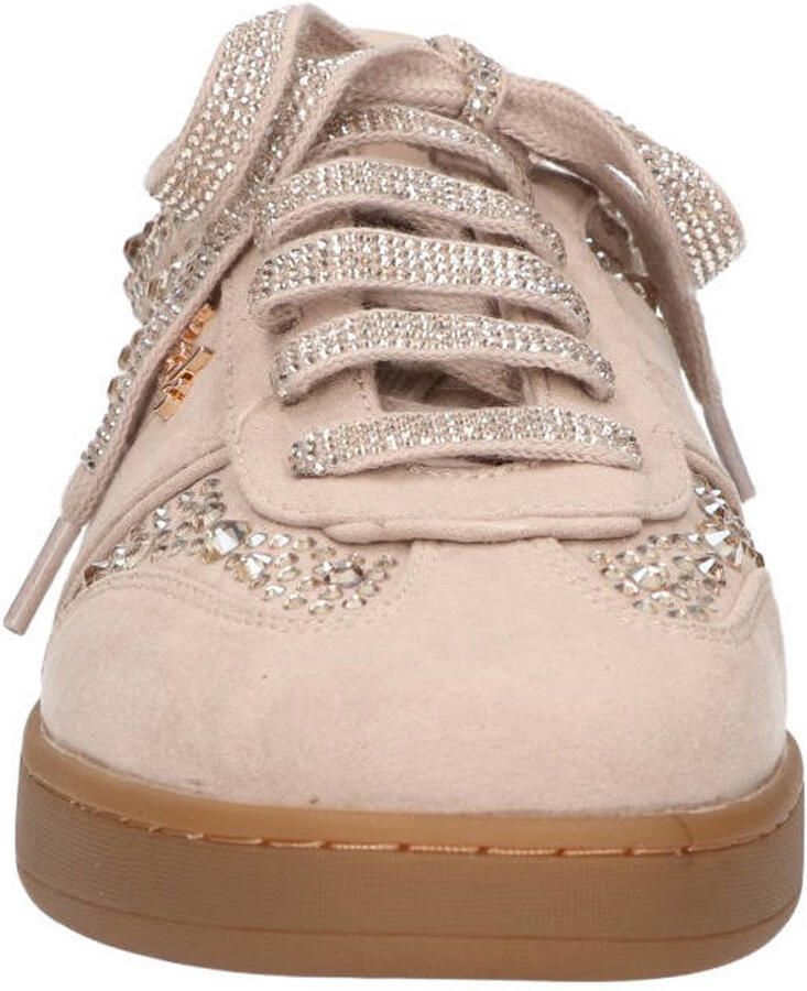 La Strada Sneaker Met Steentjes Beige Textiel Damesschoenen - Foto 2