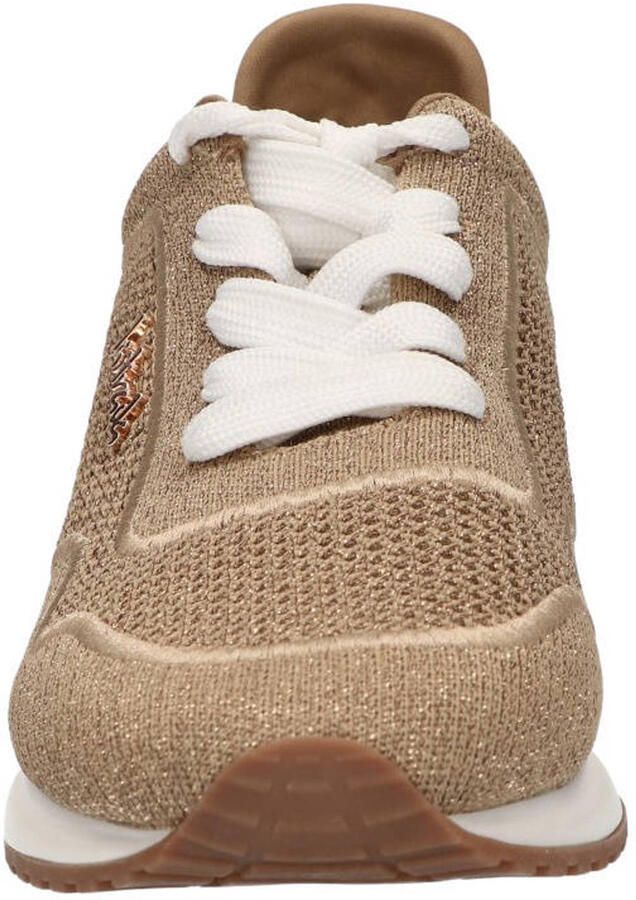 La Strada sneakers met glitters lichtbruin goud - Foto 2