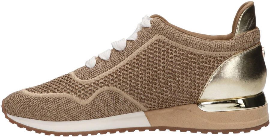 La Strada sneakers met glitters lichtbruin goud - Foto 3