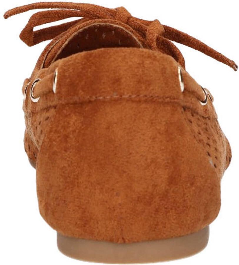 La Strada Loafer Cognac Textiel Damesschoenen - Foto 3