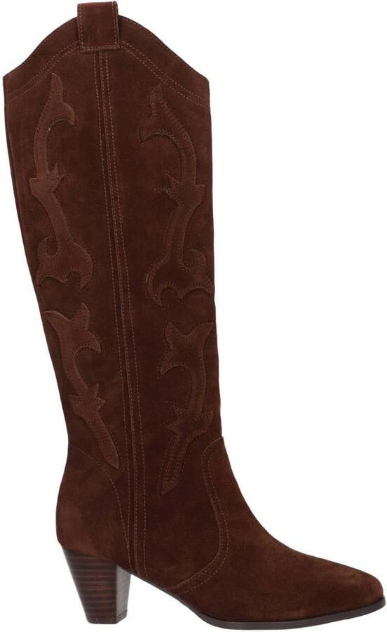 La Strada Western Boots Bruin Leer Damesschoenen