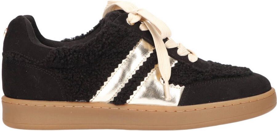 La Strada Sneaker zwart teddy dames