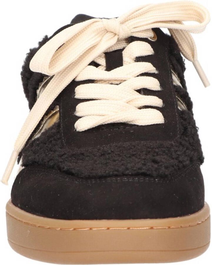 La Strada Sneaker zwart teddy dames