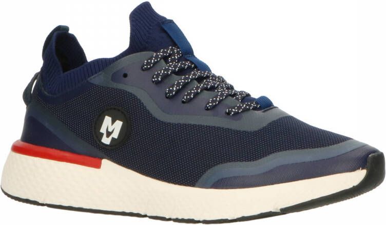 La Strada heren sneaker blue black multi BLAUW