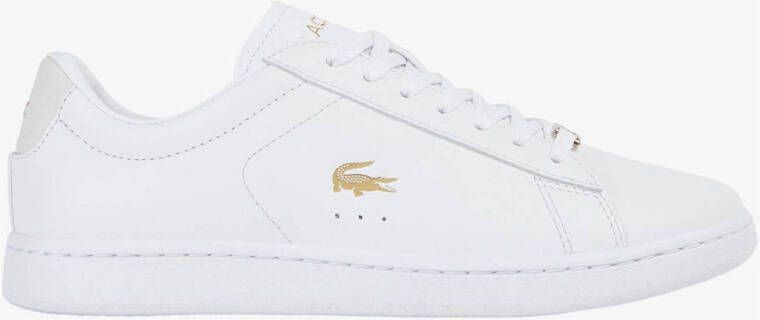 Lacoste Carnaby Evo 120 3 sneakers wit naturel
