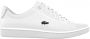 Lacoste Carnaby BL21 Heren Sneakers Sportschoenen Schoenen Wit 7-41SMA000221G - Thumbnail 1