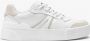 Lacoste Logo Sneaker Mat Leer Zijlabel In reliëf Vetersluiting White Dames - Thumbnail 1