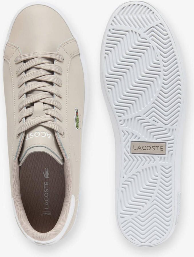 Lacoste PowerCourt sneakers grijs wit - Foto 2