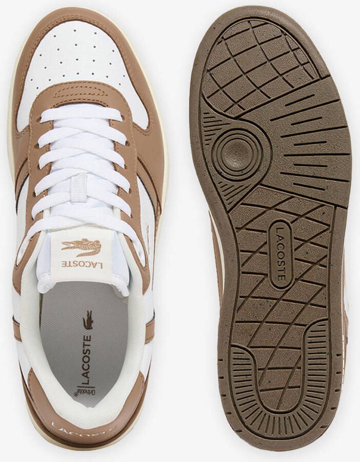 Lacoste T-CLIP SET 226 2 SMA WHT BRW Heren Sneakers wit bruin - Foto 2