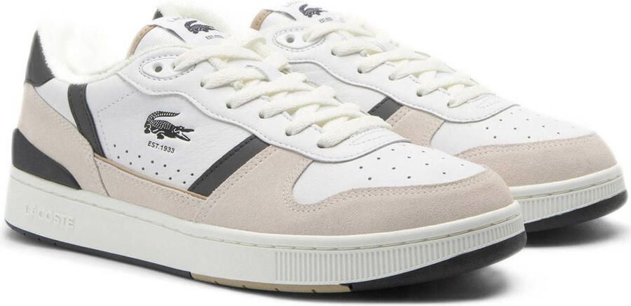 Lacoste T-CLIP SET 224 2 SMA WHT DK GRN Heren Sneakers wit-donkergroen - Foto 2