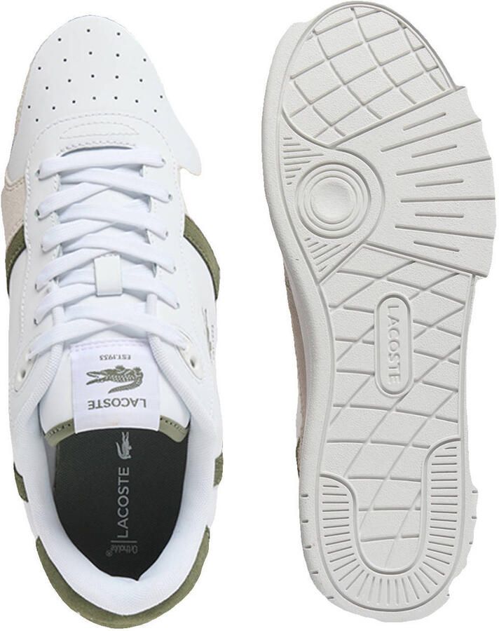Lacoste T-CLIP SET 126 7 SMA WHT KHK Heren Sneakers wit-khaki - Foto 2